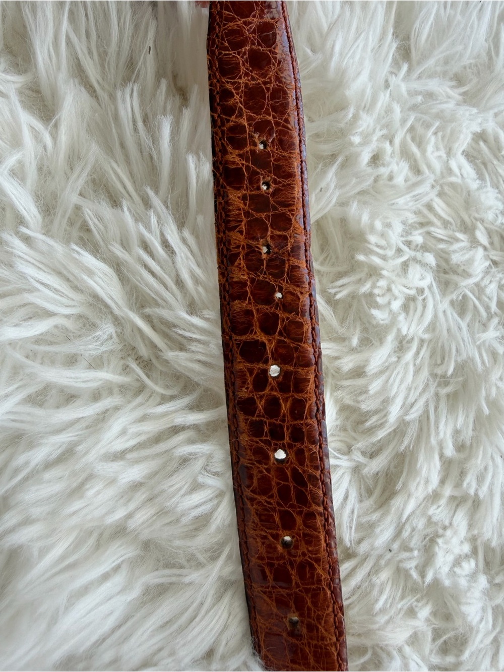 Vintage Rabena Crocodile Belt size 42 - Picture 3 of 8